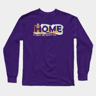 Home Is Where The Waves Are - Beach House Paradise Long Sleeve T-Shirt